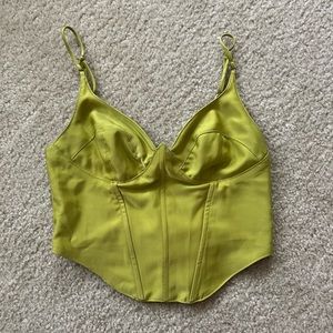 Urban Outfitters satin corset/bustier